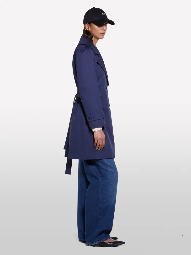 Trench Blu Scuro, Donna, Blu Scuro miniatura 2