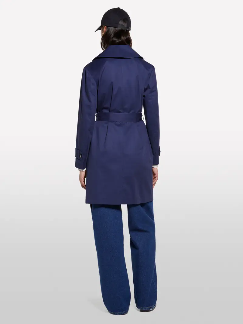 Trench Blu Scuro, Donna, Blu Scuro miniatura 3