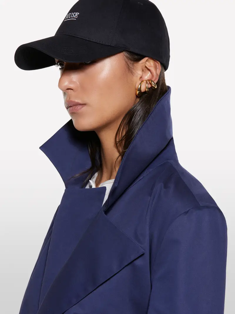 Trench Blu Scuro, Donna, Blu Scuro miniatura 5
