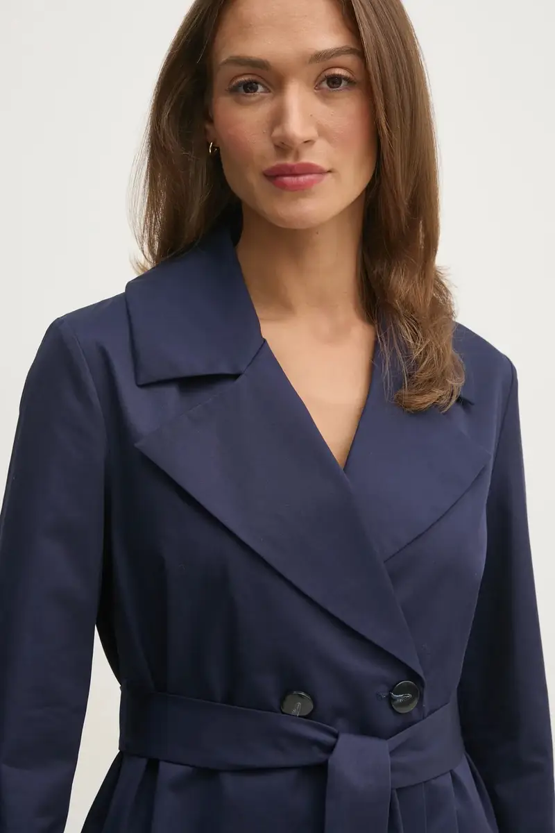 Sisley Trench Donna Blu 3245833 miniatura 4