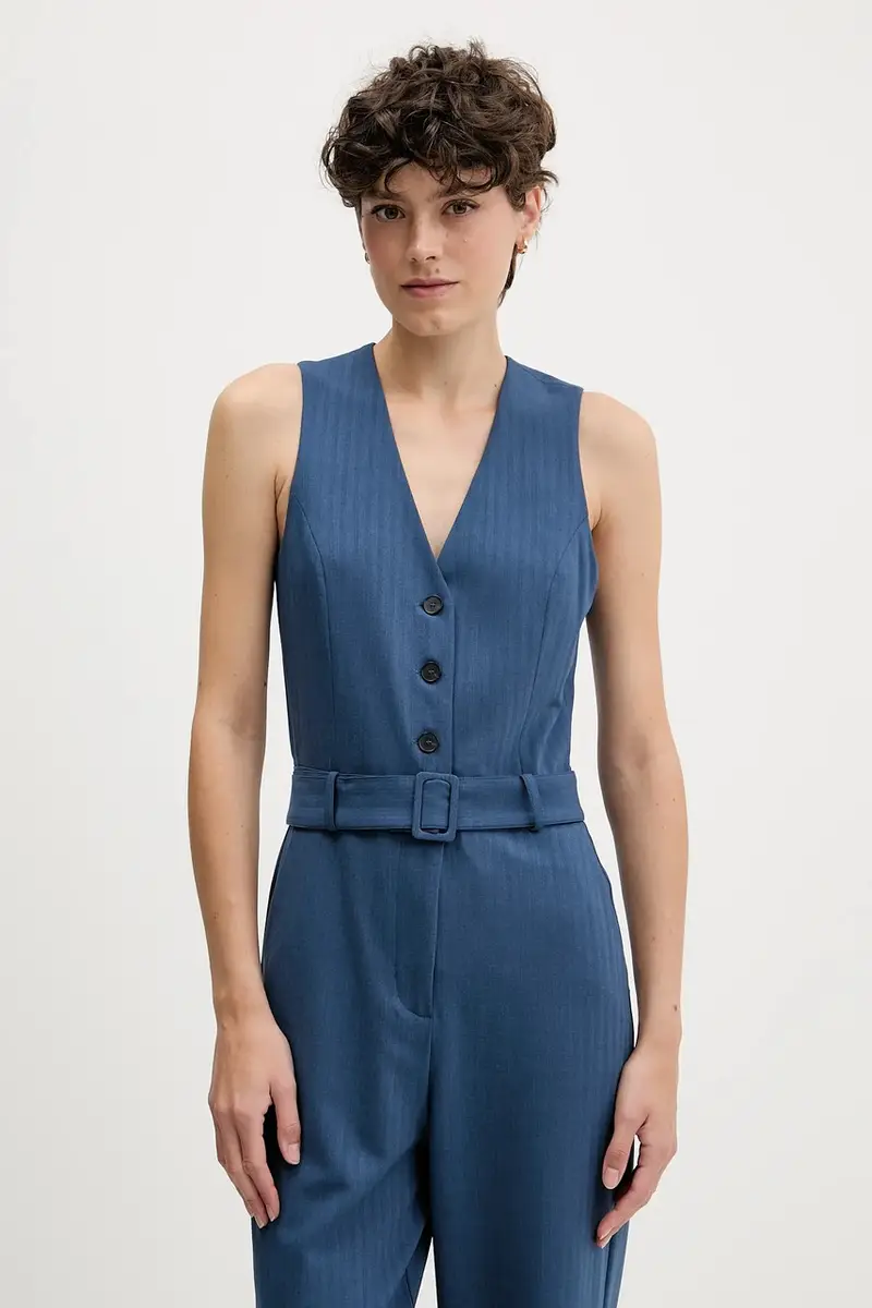 tuta elegante colore blu 41NDLT00P miniatura 4