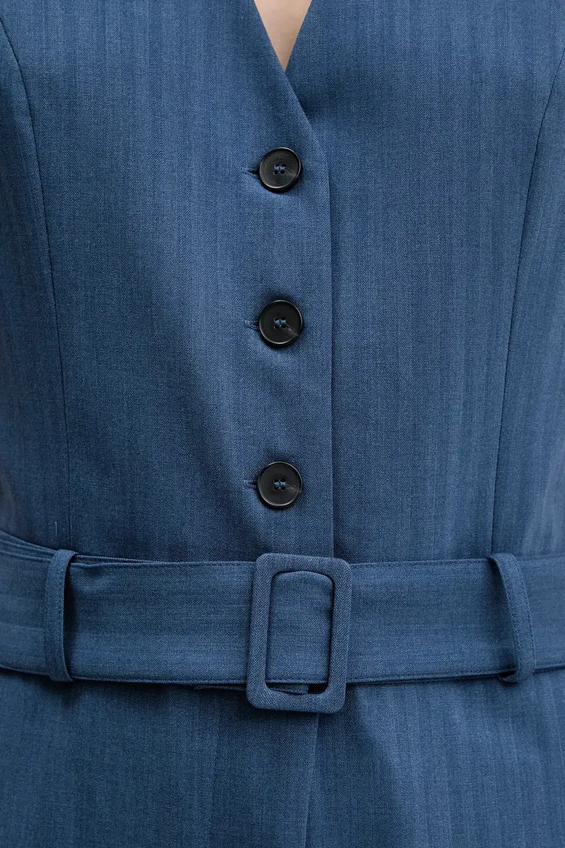 tuta elegante colore blu 41NDLT00P miniatura 5