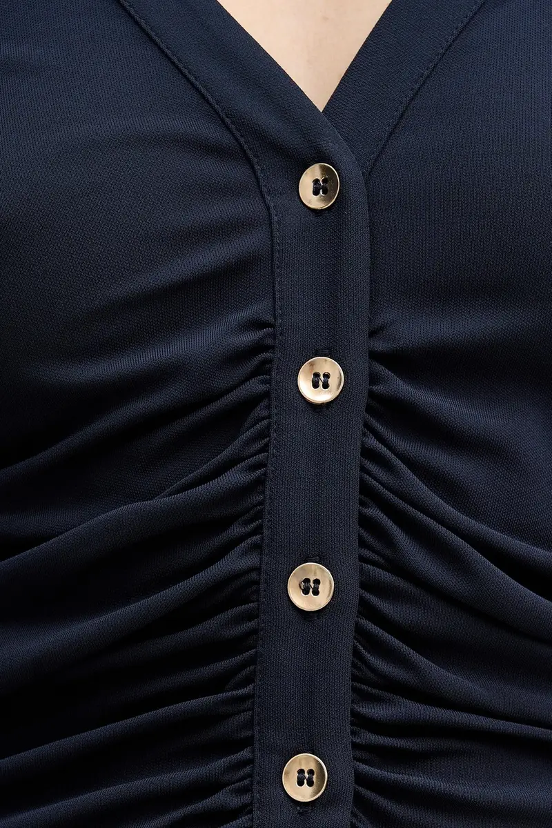 vestito Blu navy miniatura 5