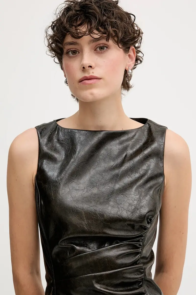 vestito colore marrone 44WKL0033 miniatura 4