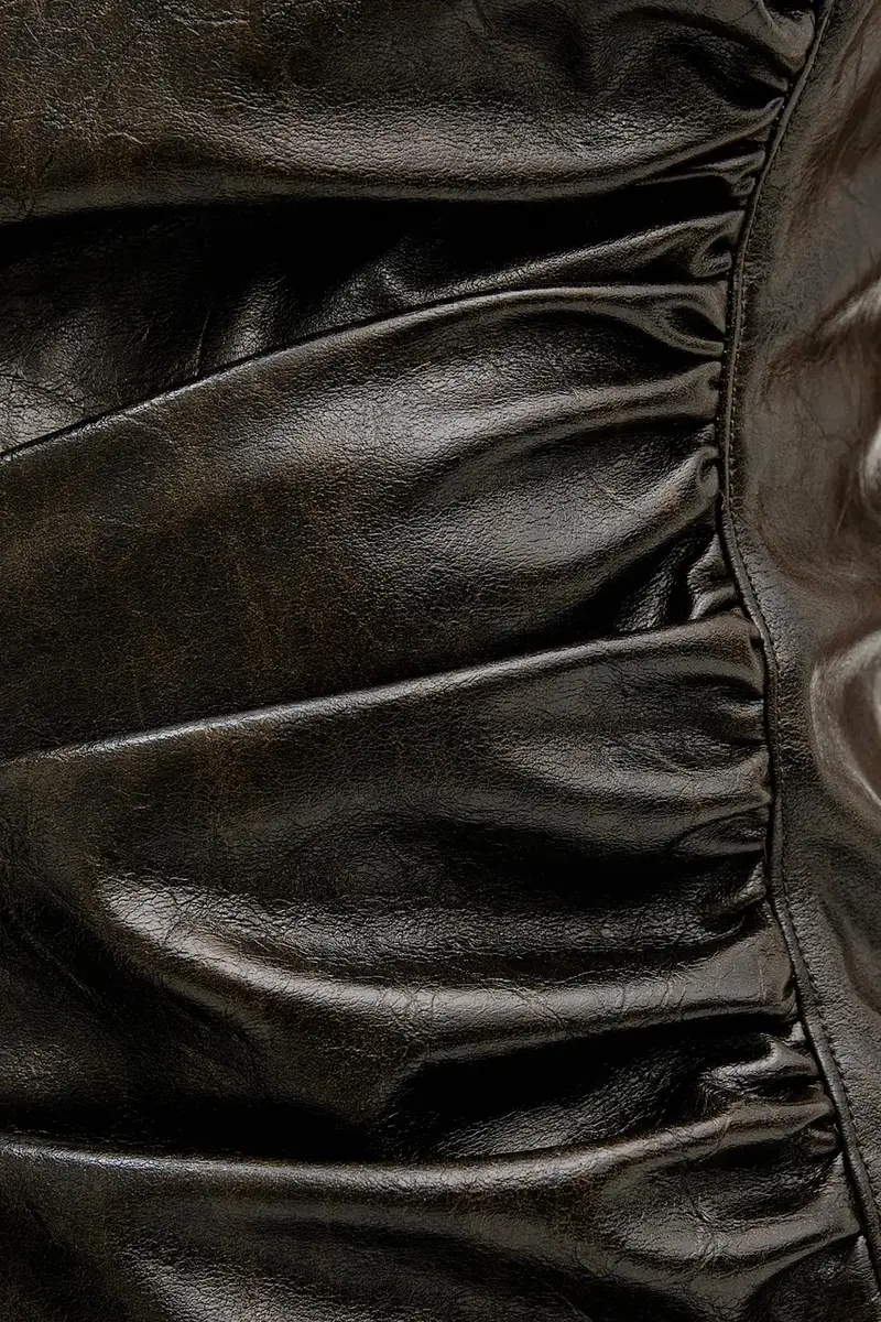 vestito colore marrone 44WKL0033 miniatura 5