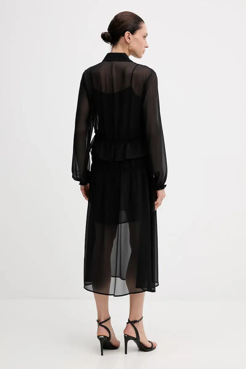 vestito colore nero 4NOXLV07L miniatura 3