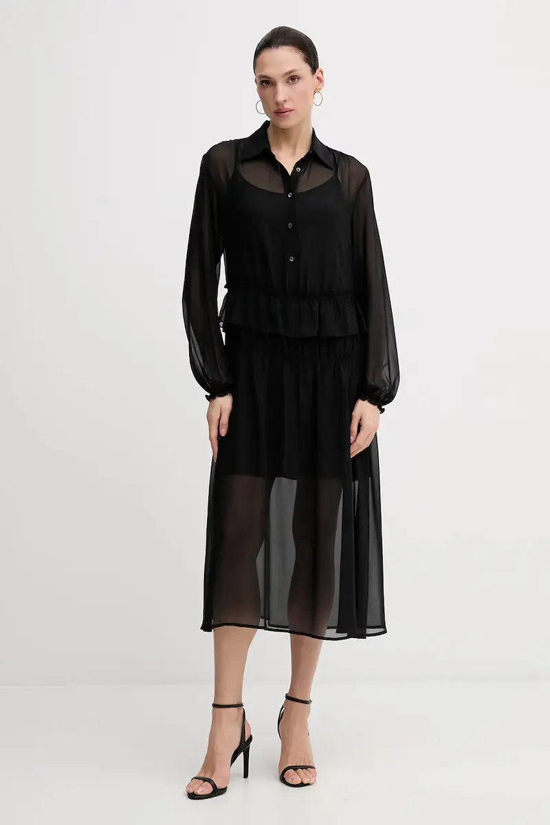 vestito colore nero 4NOXLV07L