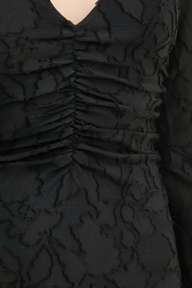 vestito colore nero 4TY3LV06N miniatura 5