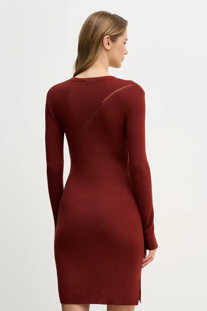 vestito in lana Granata miniatura 3