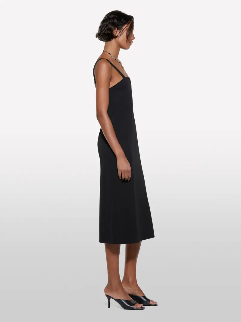 Vestito Nero Con Oblò, Donna, Nero miniatura 2