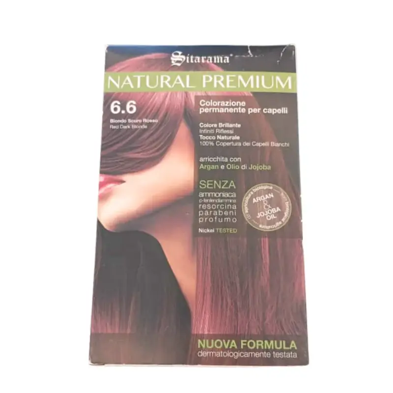 Natural Premium Tinta Permanente Crema 6.6 Biondo Scuro Rosso Promozione