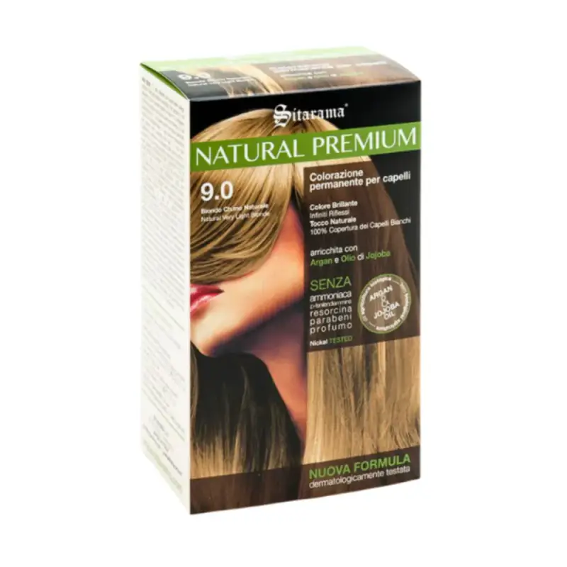 Naturidea 9 0 Colorazione Permanente Delicata Biondo Chiarissimo Naturale Luminoso e Uniforme Promozione