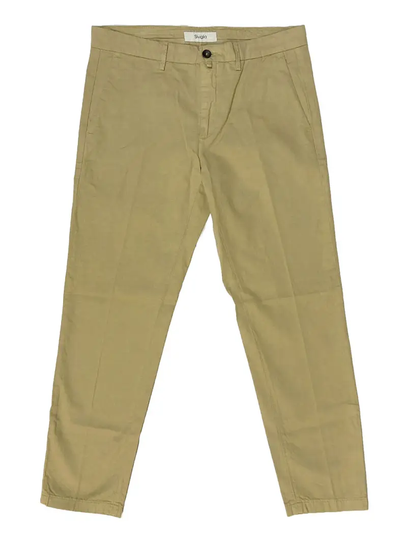 pantalone chino siviglia saba da uomo - verde