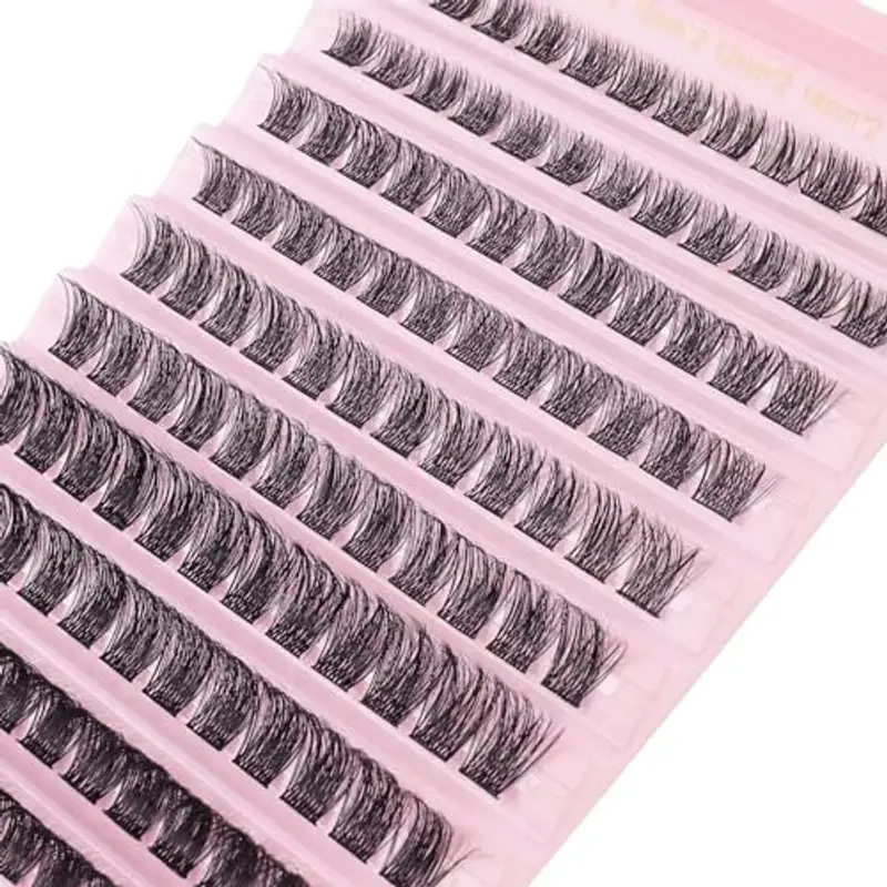 Sixstarhair Ciglia Finte Ciuffetti Extension Ciglia Finte Naturali 120 Pezzi Lash Clusters 8-16mm Naturali DIY Individuali Cluster Ciglia per Uso Personale e Domestico miniatura 3