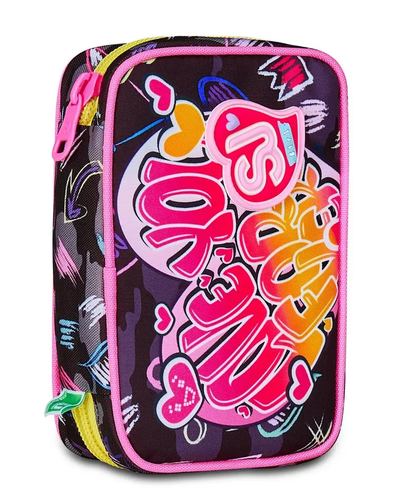 Astuccio scuola SJ Speed Pad Game Led Girl