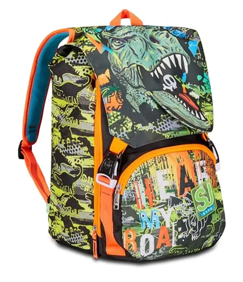 SJ GANG STYLE JAM GANG RexMe Zaino, Bambini e ragazzi, Nero, Taglia unica