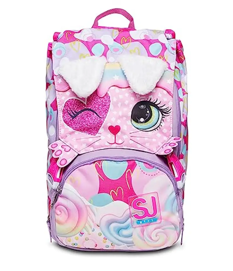 SJ GANG STYLE JAM GANG Zaini Estensibili Bambine e Ragazze, Chiffon, 27 x 41 x 16 cm