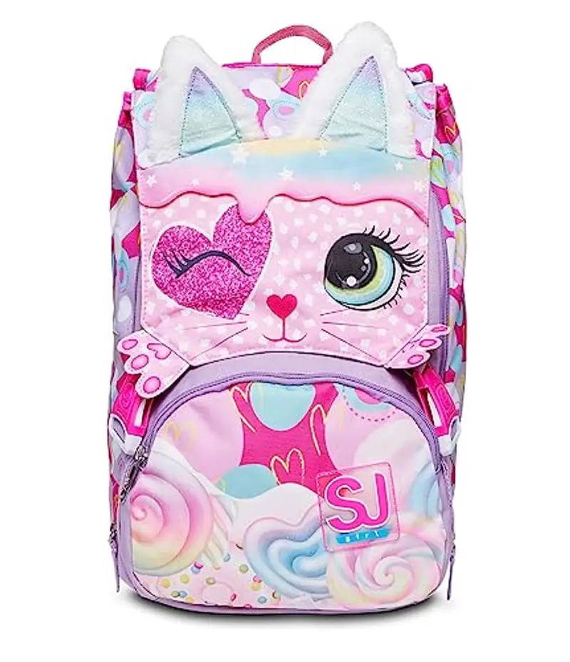 SJ GANG STYLE JAM GANG Zaini Estensibili Bambine e Ragazze, Chiffon, 27 x 41 x 16 cm miniatura 2