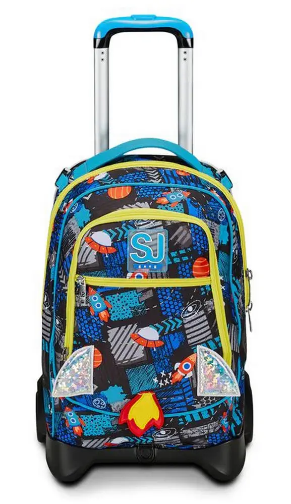 Trolley scuola SJ Jack 2 ruote Go to Space