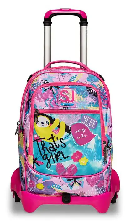 Trolley scuola SJ Jack 3 ruote Clack It Girl