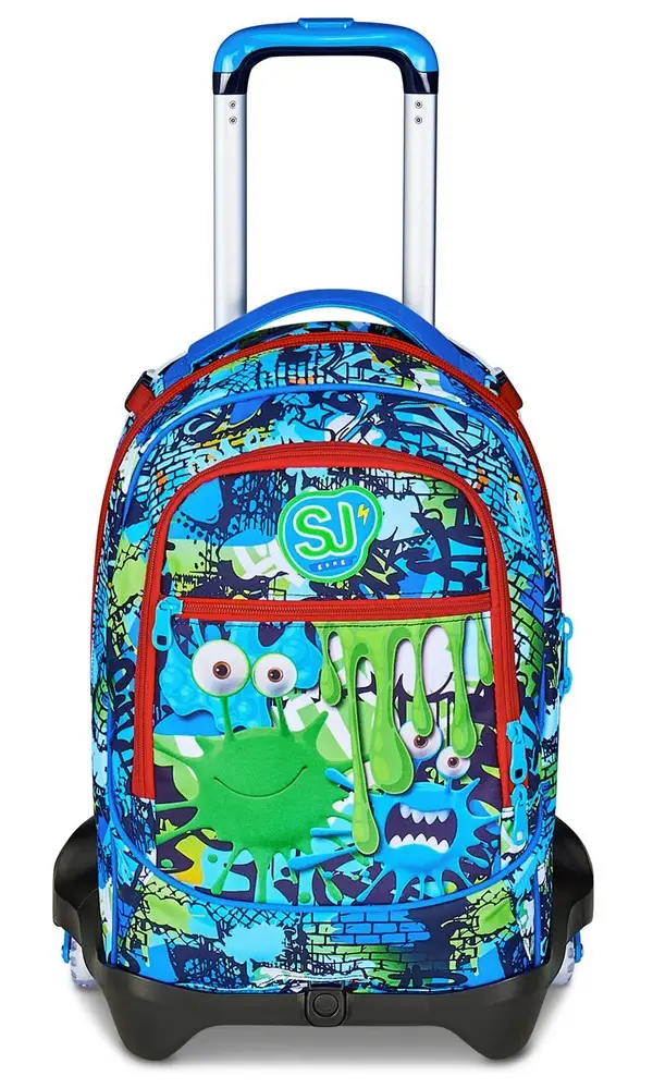 Trolley scuola SJ Jack 3 ruote Fantasys Boy