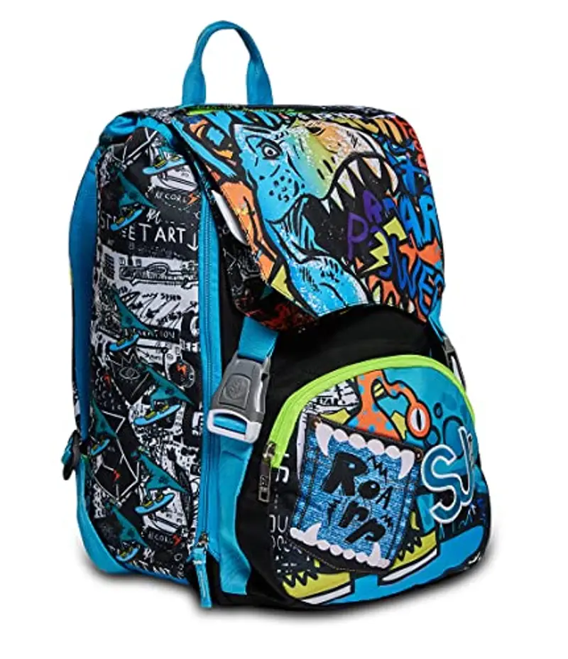 SJ GANG STYLE JAM GANG Zaino scuola Bambino Nero 786551 miniatura 3