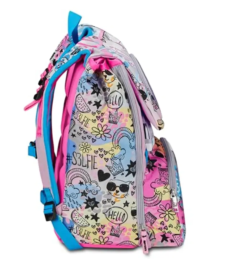 Seven Zaino scuola Bambina Rosa 786719 miniatura 3