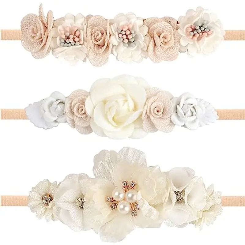 SJBAUTYO Fasce Capelli Nylon Bambina Fiocchi Accessori Neonato