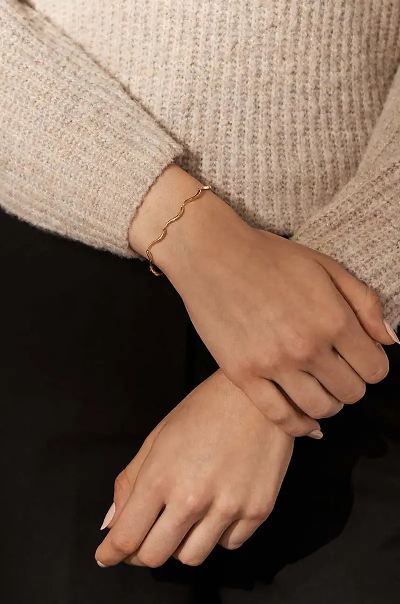 braccialetto Kariana Waves donna SKJ1786710 Oro miniatura 3