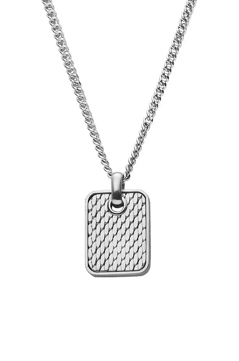 collana uomo Argento