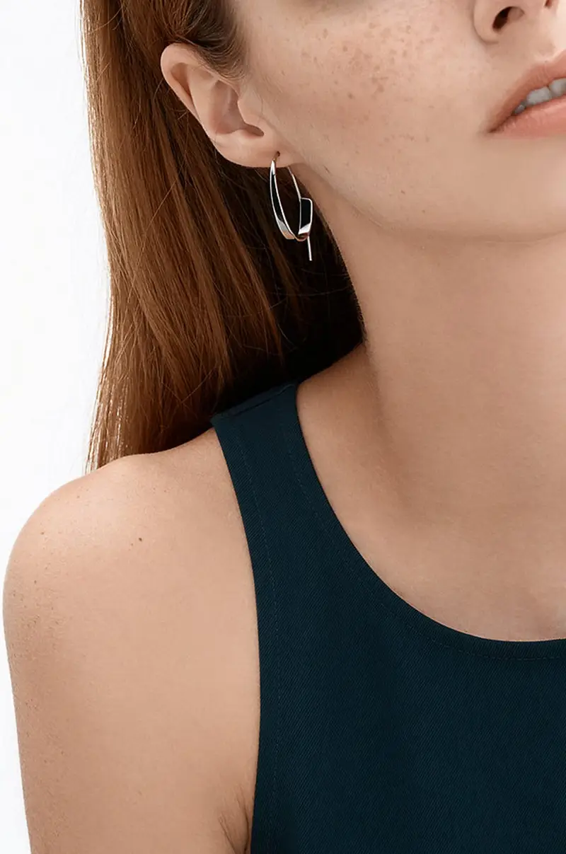 Skagen Orecchini Argento 3568023 miniatura 2