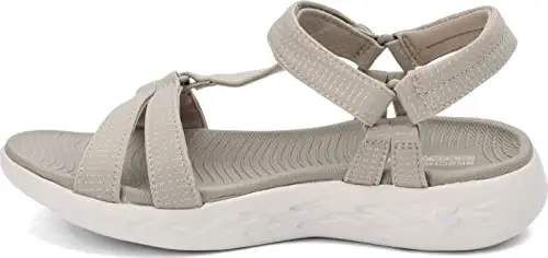 Skechers 15316-nat_37, Sandali da esterno Donna, Beige, 37 EU miniatura 3
