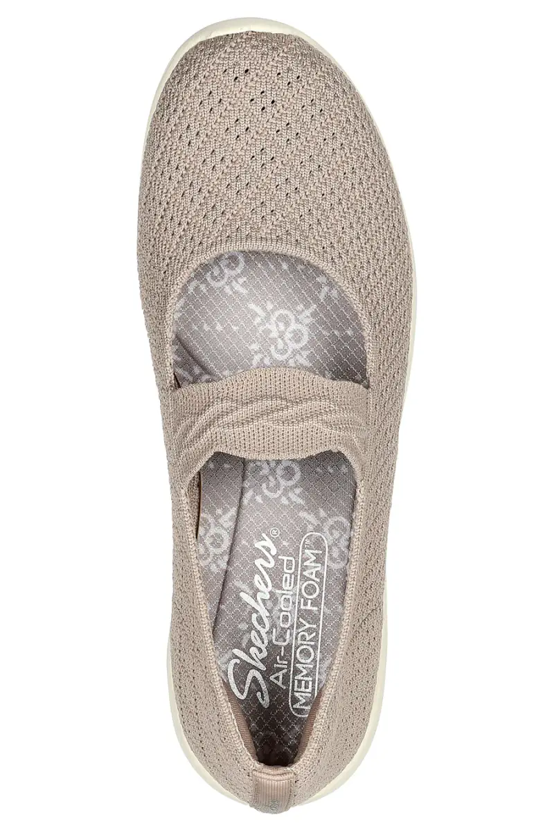 Skechers Ballerine Beige 3991376 miniatura 3