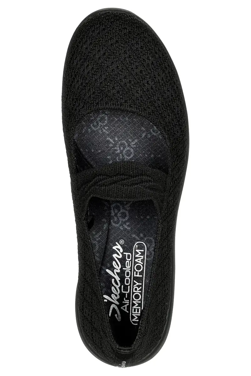 Skechers Ballerine Nero 3267482 miniatura 3