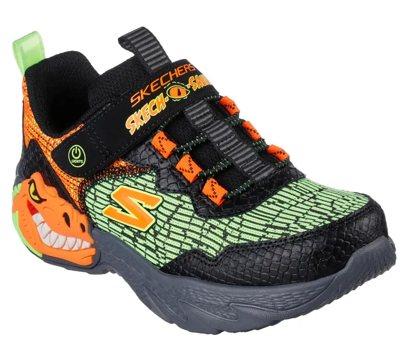 Bambini DINO-LIGHTS Sneakers Nero | Skechers