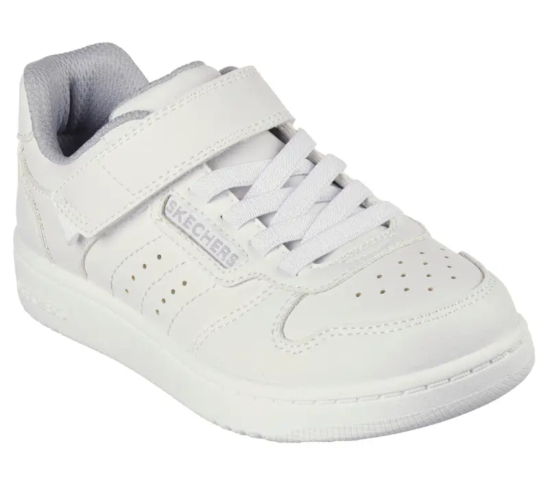 Bambini QUICK STREET Sneakers Nero / Bianco / Bianco / Bianco | Skechers