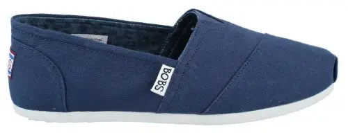 Skechers Bobs - Ballerina da Donna, con Scritta Peace & Love, Colore: Blu miniatura 2