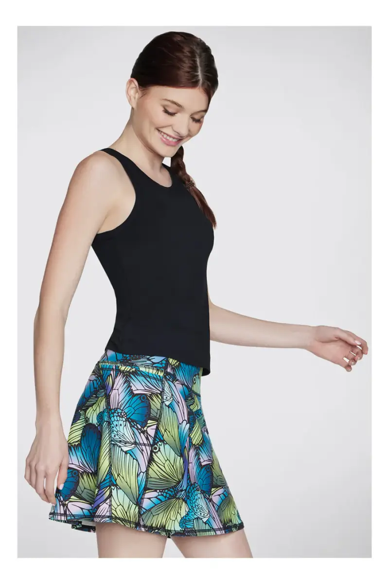 Canotta Nera Skechers Gowalk Shelf Bra Tank [MULTI]