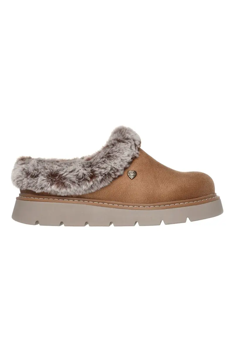 Ciabatte marroni imbottite SKECHERS KEEPSAKES LITE COZY BLEND [MARRONE]