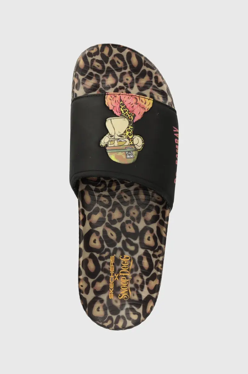 ciabatte slide SKECHERS X SNOOP DOGG uomo colore marrone miniatura 4