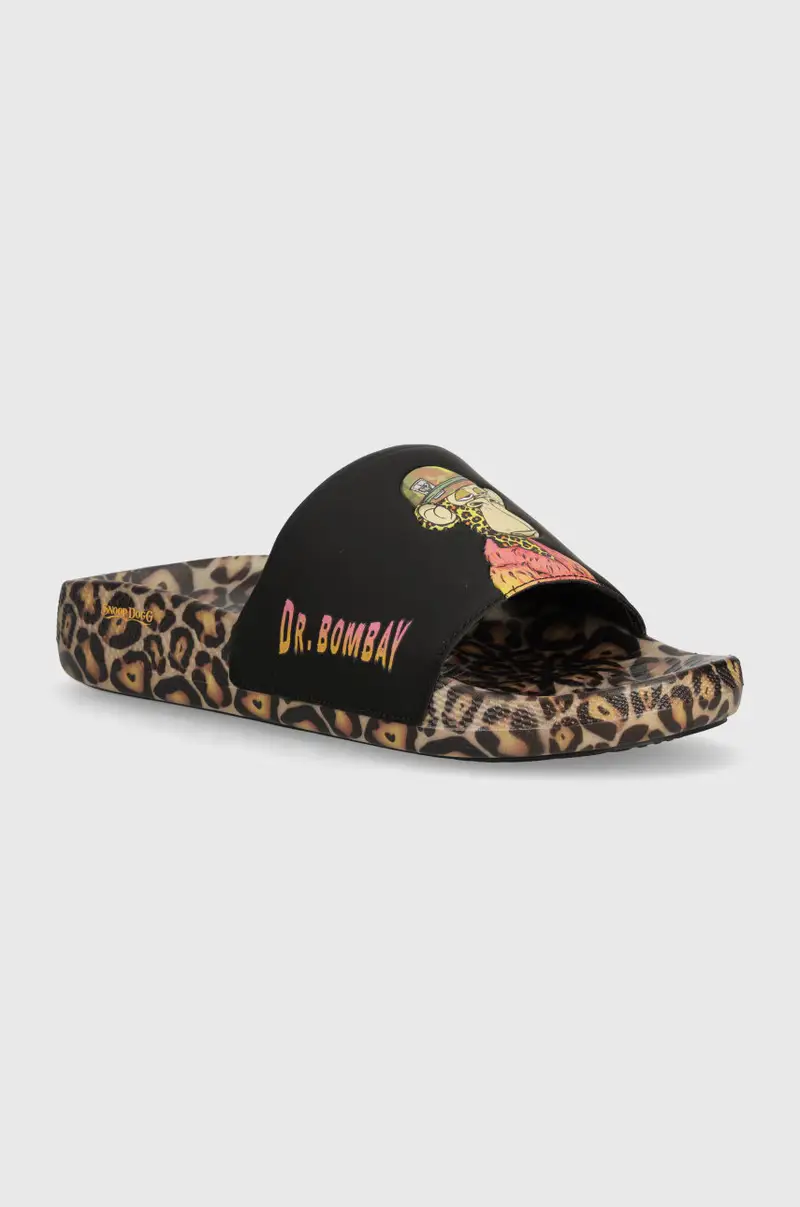 ciabatte slide SKECHERS X SNOOP DOGG uomo colore marrone