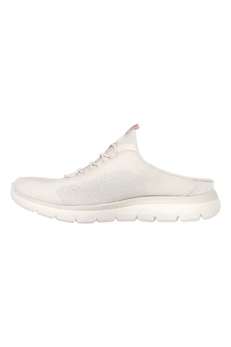 Ciabatte sportive Natural in mesh traspirante con memory foam Skechers Summits Simply Sweet [OFF WHITE] miniatura 3