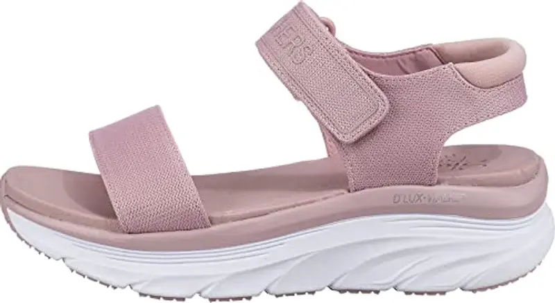 Skechers D'lux Walker Nuovo Blocco, Sandali Donna, Roso Light Pink, 40 EU miniatura 3