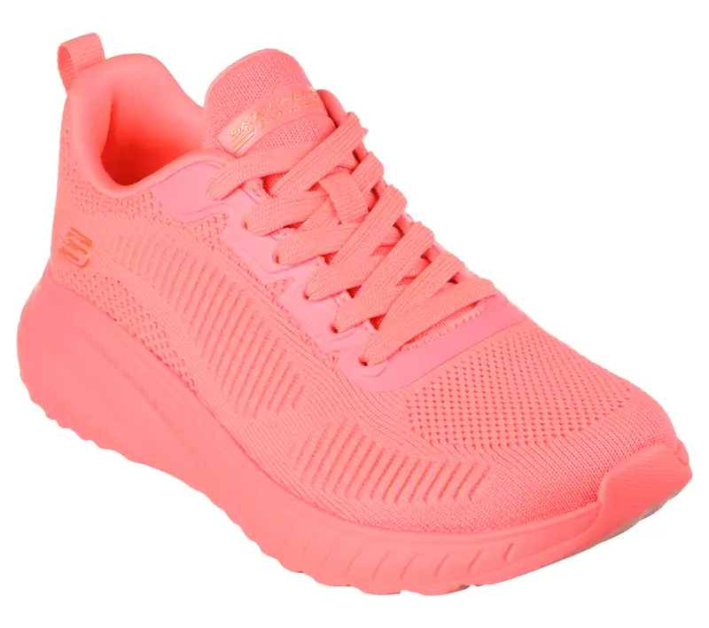 Donna BOBS SQUAD CHAOS COOL RYTHMS Sneakers Blu Corallo neon | Skechers Rosa orchidea