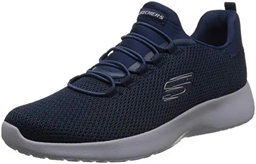Skechers Dynamight, Allenamento, Scarpe Sportive Uomo, Navy Mesh/Trim, 42.5 EU