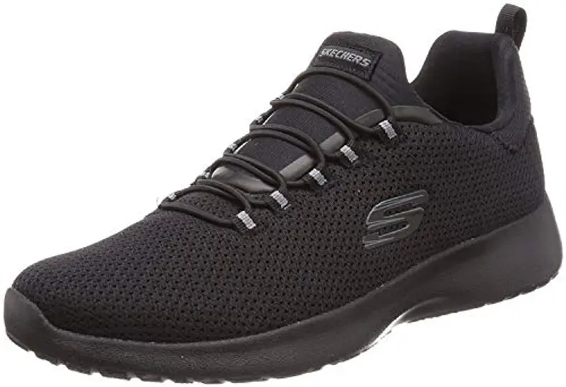 Skechers Dynamight, Scarpe Sportive Uomo, Nero Grigio, 44 EU miniatura 2