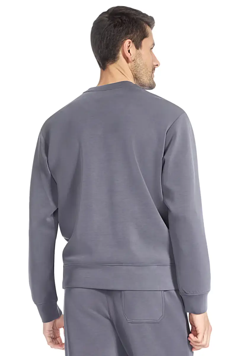 Felpa grigia con girocollo e logo stampato Skechers SKECHCLOUD Elevate Crew [ASPHALT] miniatura 3