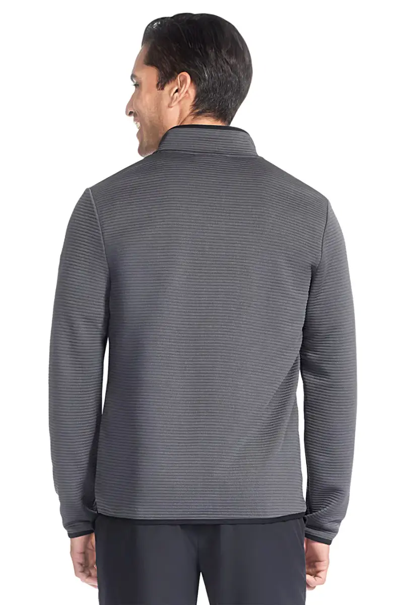 Giacca grigio antracite in tessuto ottoman riciclato Skechers JA25 [ASPHALT] miniatura 5