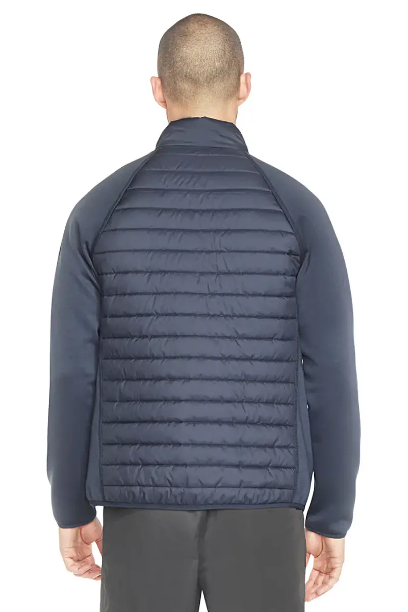 Giacca imbottita blu con maniche in maglia Skechers JA141 [BLUE] miniatura 3