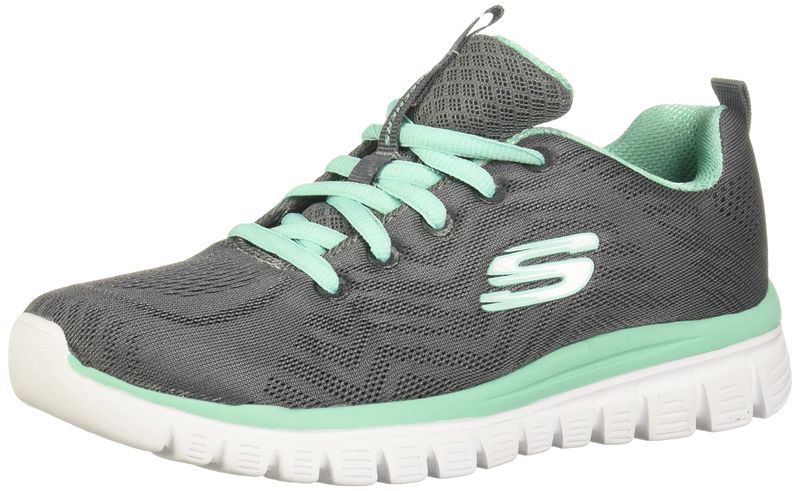 SKECHERS Sneaker Donna Graceful Get Connected Charcoal 40 EU